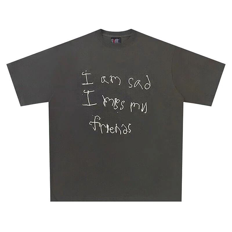 Egirl Aesthetic Letter Print T-Shirt-- Collared T-Shirt Boat Neck A-Line