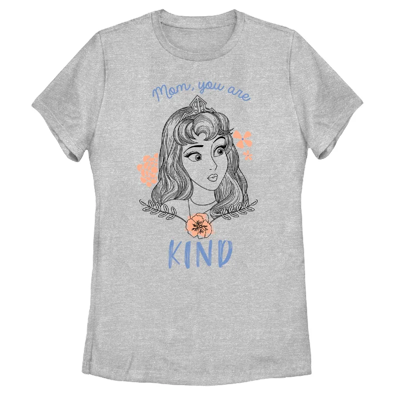 Women's Sleeping Beauty Kind Mom T-Shirt-- Fleece Nylon Spandex