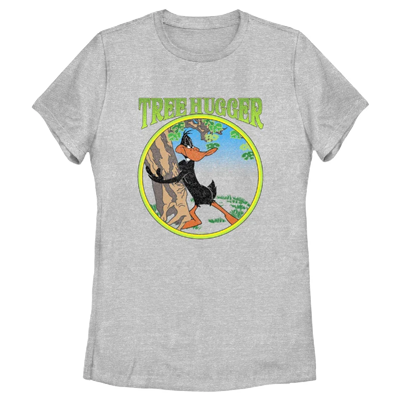 Women's Looney Tunes Tree Hugger T-Shirt-- Machine Wash Dry Clean Hand Wash