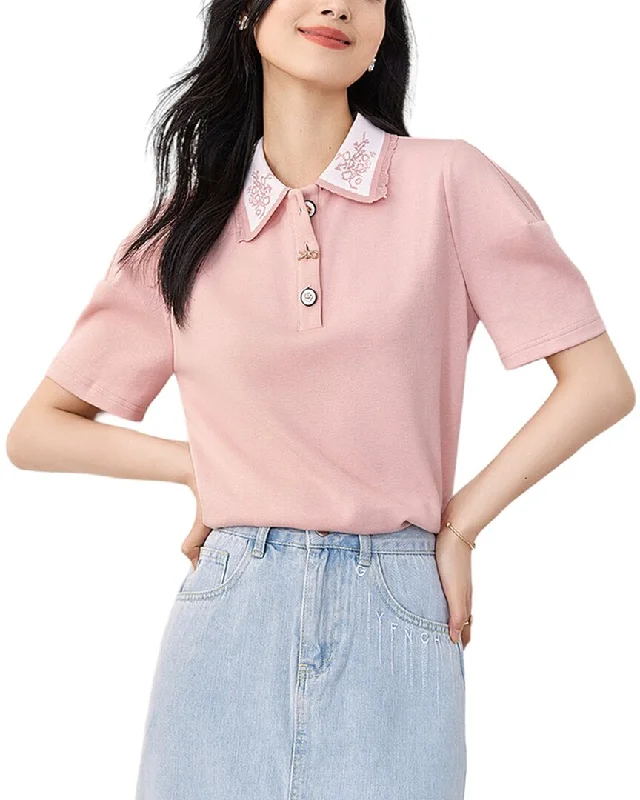 Ounixue T-Shirt-- Zippered Front Buttoned Front Snap Front