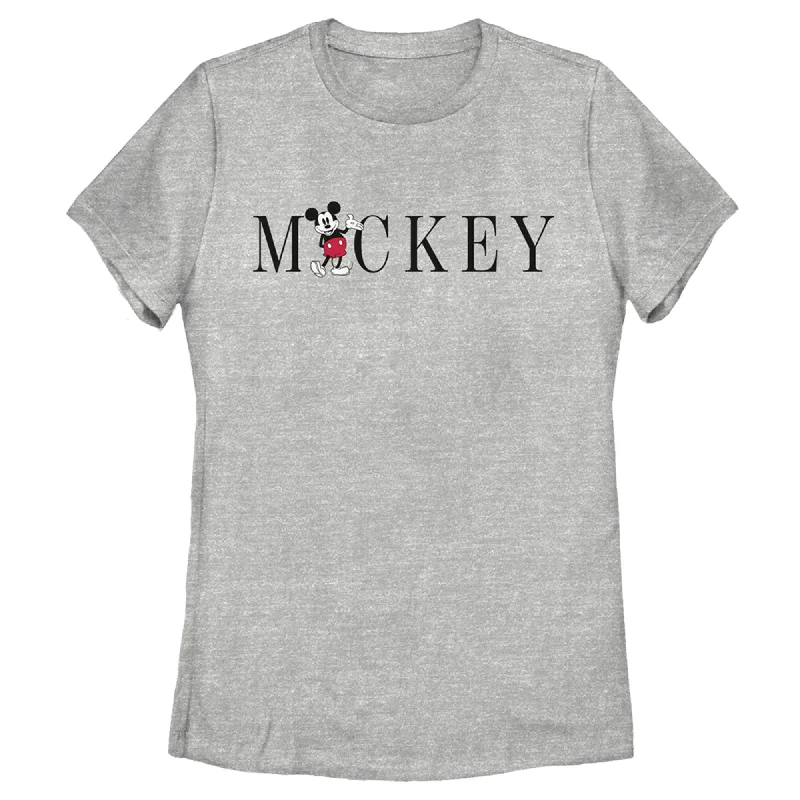 Women's Mickey & Friends Simple T-Shirt-- Machine Wash Dry Clean Hand Wash
