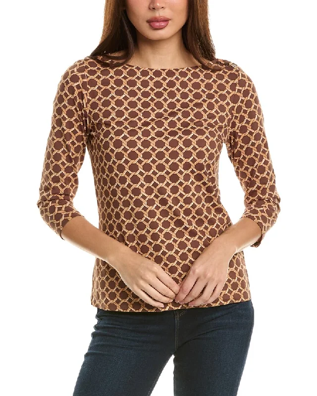 J.Mclaughlin Wavesong T-Shirt-- Spandex Blend Rayon Blend Denim Blend