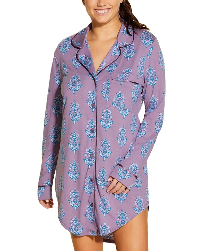 Cosabella Bella Printed Nightshirt-- Boxy Fit Fitted Loose