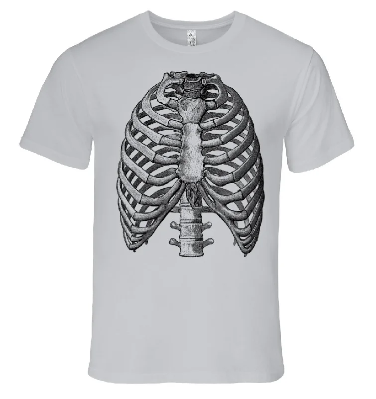 Ribs Anatomy Medical Cotton Unisex T-Shirt-- Jersey Fabric Tulle Fabric Batik Fabric