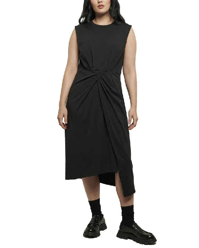 Derek Lam 10 Crosby Landry T-Shirt Dress-- Thin T-Shirt Open Front Quick Dry