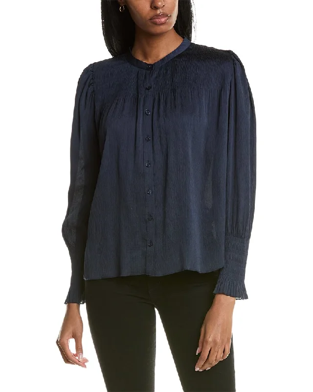 Ba&Sh Shirt-- Zippered Buttoned Snapped