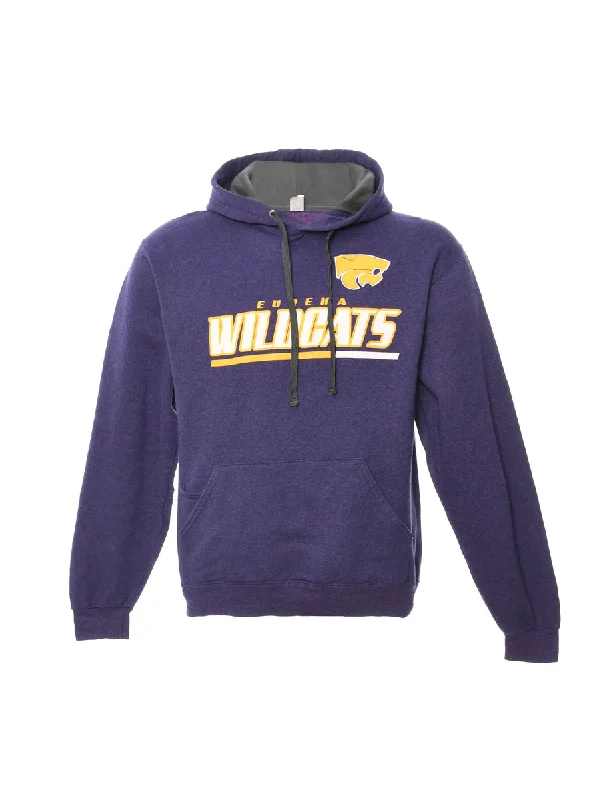 Wildcats Hoodie - M Hoodie with Hem Detail Decorative Unique