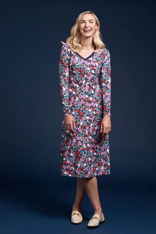 Routeburn Dress - Floral Fantasy Tunics Party sparkling
