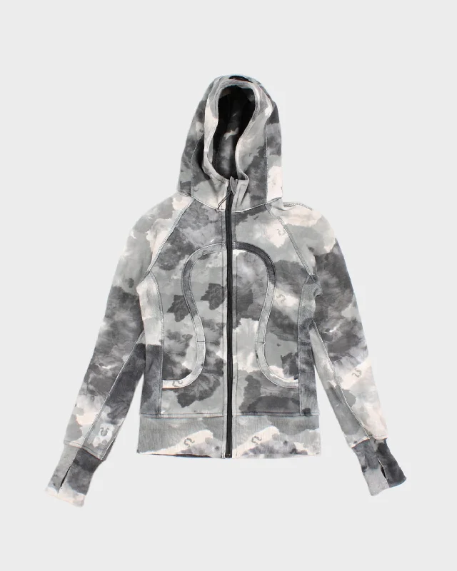 Lululemon Zip - Up Hoodie Hoodie with Rolled Sleeves Casual Relaxed