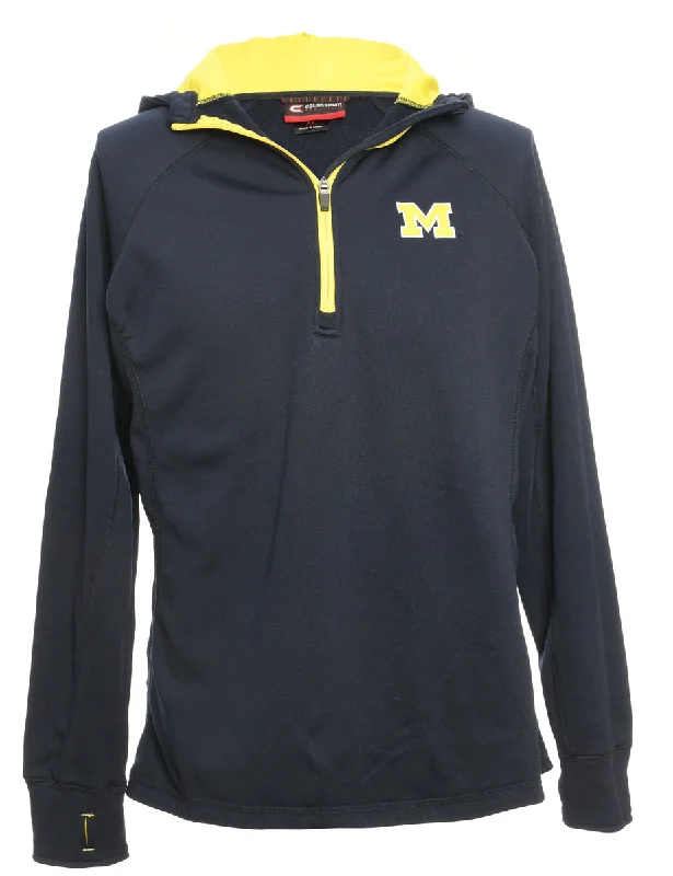Hooded Sweatshirt - XL Hoodie with Drop Shoulder Relaxed Streetwear