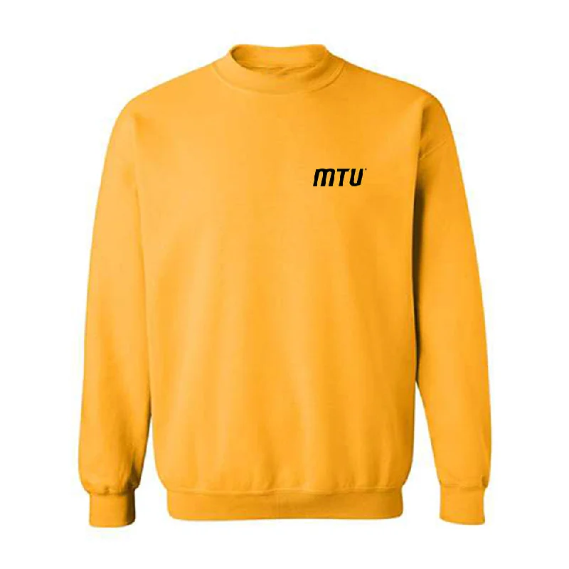 Michigan Tech - NCAA Women's Basketball : Kendall Standfest - Generic Shersey Crewneck Sweatshirt Hoodie with Frayed Bohemian Relaxed