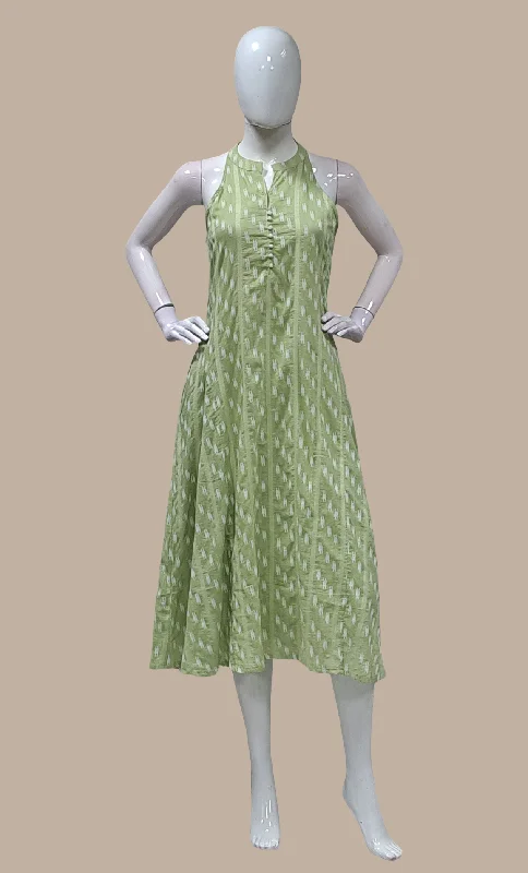 Mint Green Printed Kurti Dress Tunics Seasonal trendy