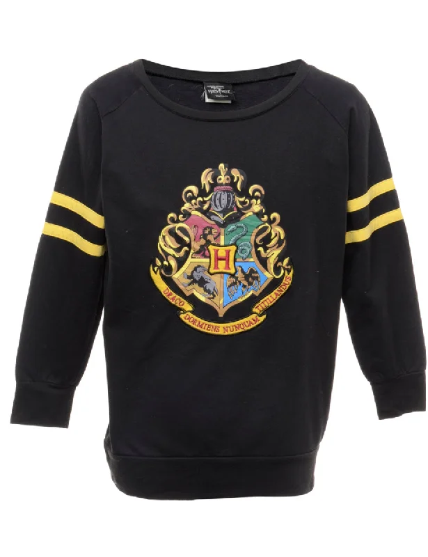 Dormiens Nunquam Printed Sweatshirt - M Hoodie with Illustration Artistic Creative