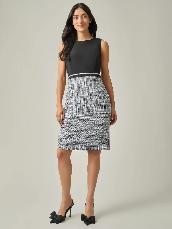 Plus Grace Dress, Tweed Tunics Sophisticated sleek
