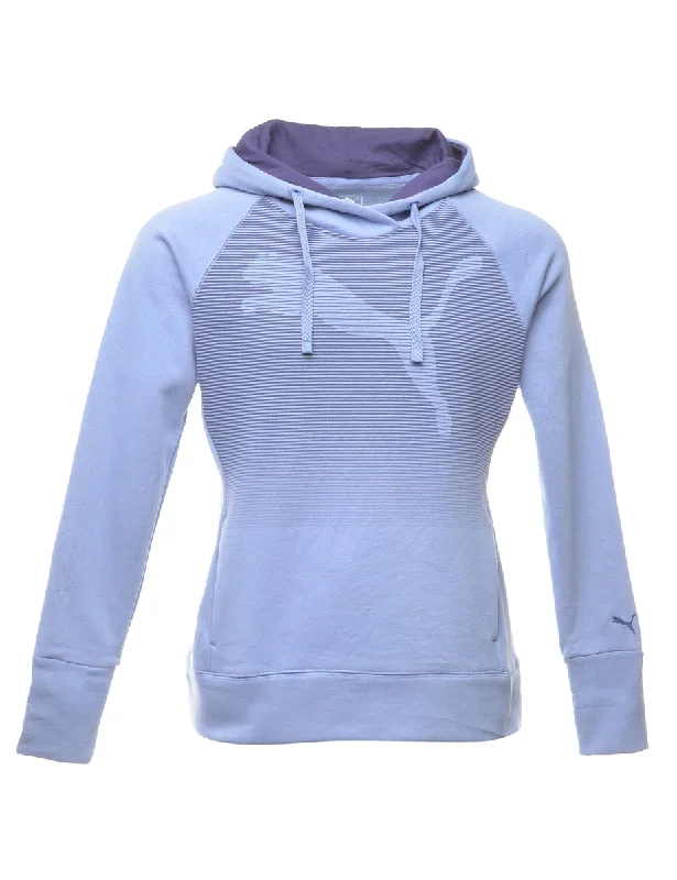 Puma Hoodie - L Hoodie with Slim Fit Tailored Modern