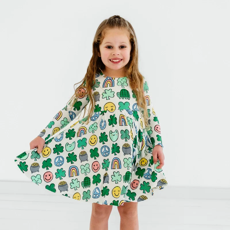 Happy Go Lucky Twirl Dress Tunics Vintage classic