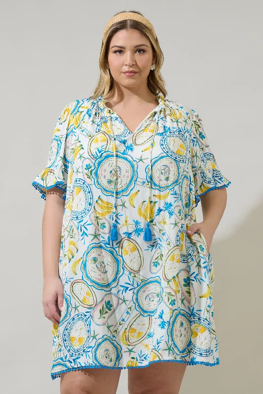 Harvest Island Darcie Shift Dress Curve Tunics Corduroy durable