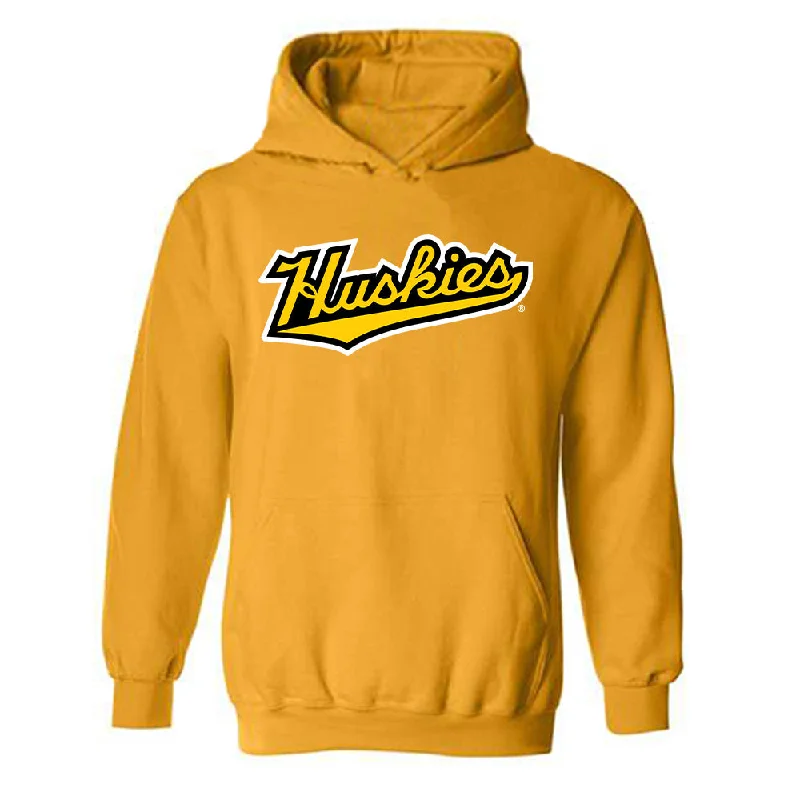 Michigan Tech - NCAA Women's Basketball : Kendall Standfest - Generic Shersey Hooded Sweatshirt Hoodie with Longline Fit Extended Stylish