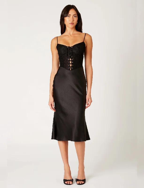 Frank Dress, Black Tunics Chic fashionable