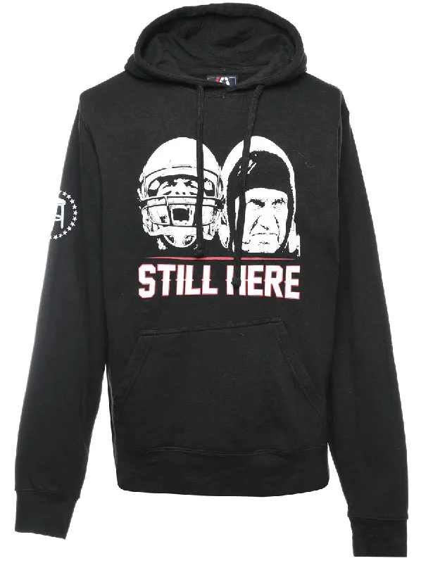Still Here Hoodie - M Hoodie with Hood Adjustable Protection