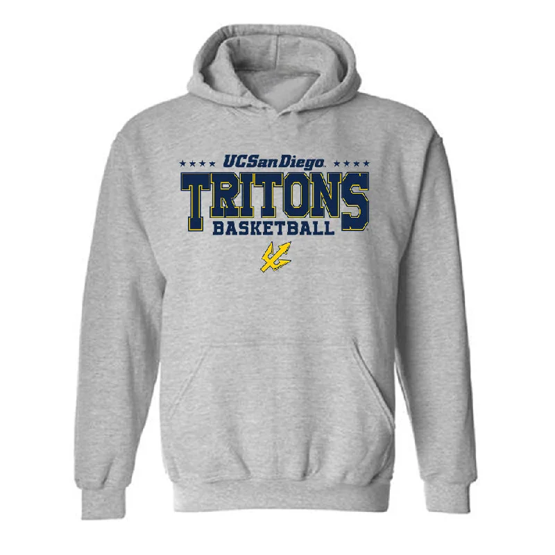 UCSD - NCAA Women's Basketball : Kayanna Spriggs - Classic Fashion Shersey Hooded Sweatshirt Hoodie with Ribbed Neckline Snug Warm