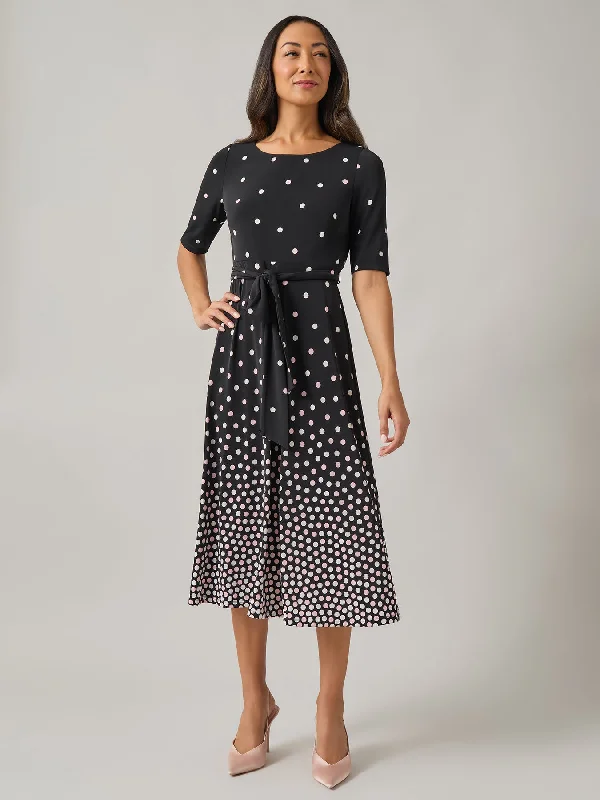 Plus Gigi Dress, Everyday Knit Floral Print girly