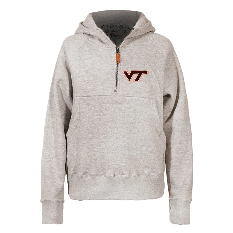 Virginia Tech Women's Homecoming Hooded Waist Length Sweatshirt Hoodie with Turtle Neck Cozy Winter
