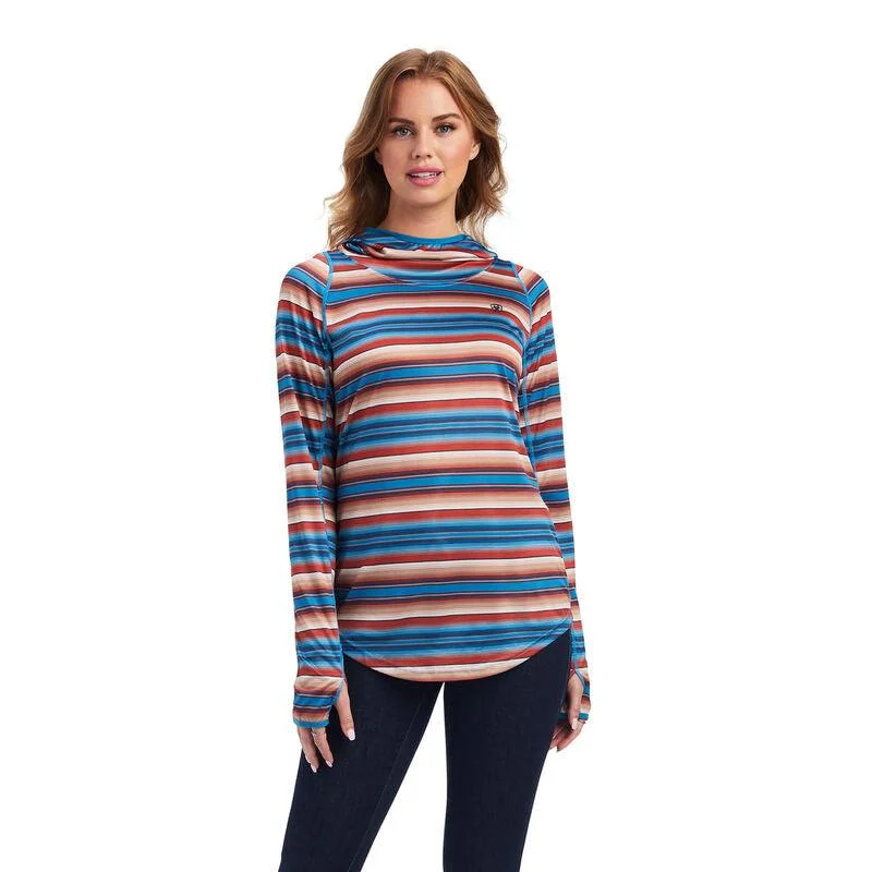Ariat Women's Laguna Serape Long Sleeve Hoodie 10041606 Hoodie with Pattern Geometric Abstract