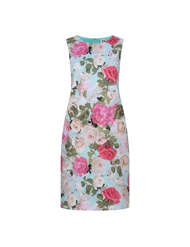 Sleeveless Shift Dress Tunics Satin smooth