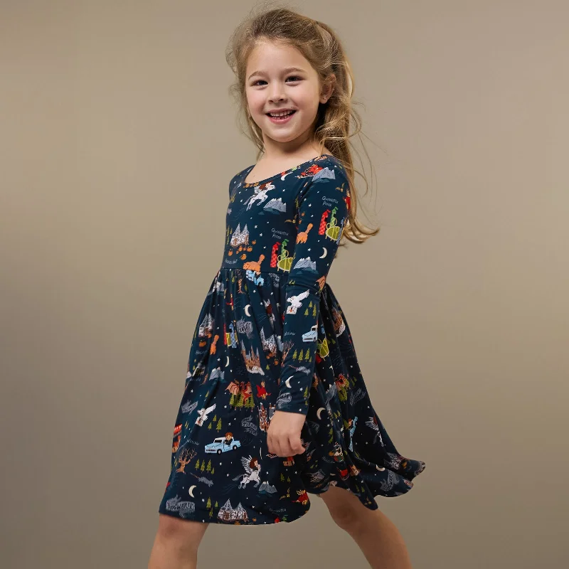 Harry Potter™ Evening at Hogwarts™ Twirl Dress Tunics Cozy soft