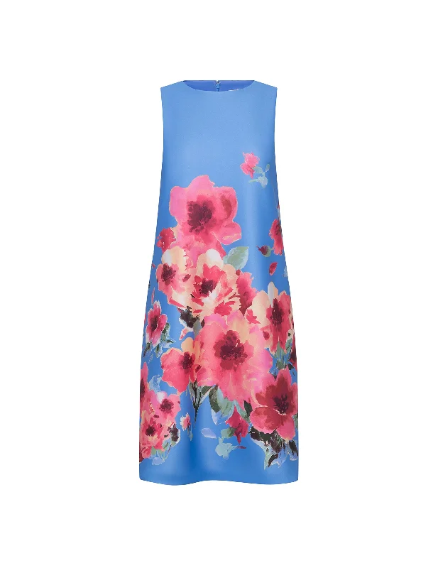 Sleeveless Shift Dress Tunics Silk luxurious