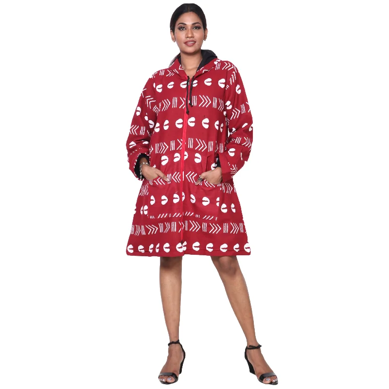 UNISEX African Print Hoodie -- FI-148 Hoodie Hoodie with Oversized Fit Loose Comfortable