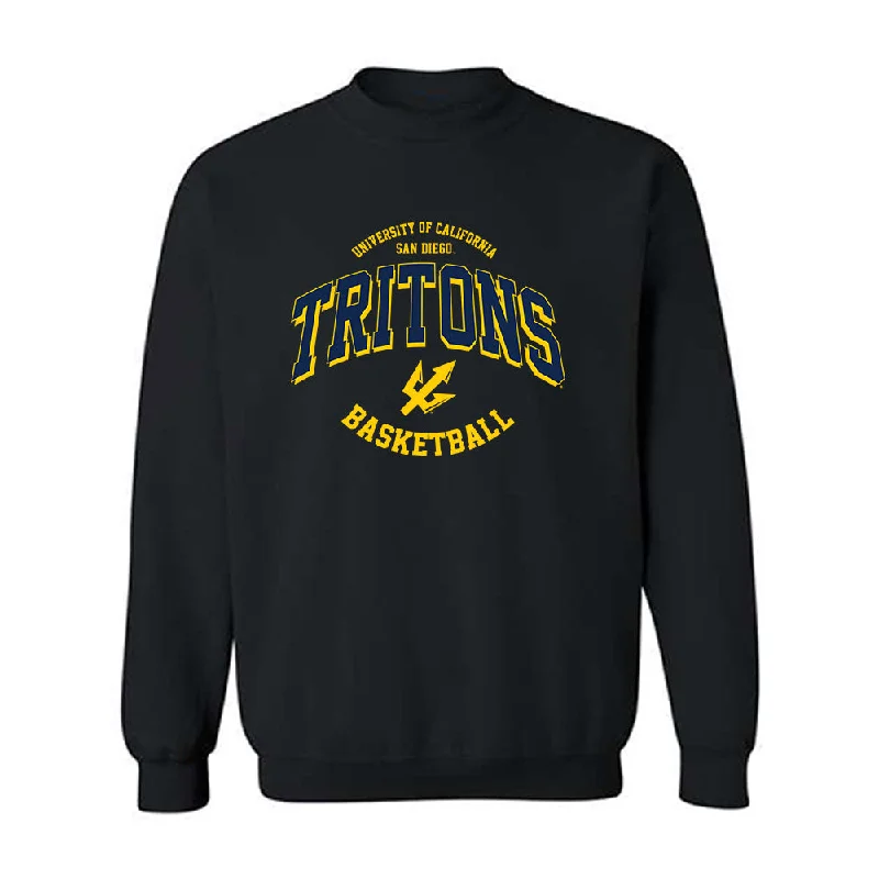UCSD - NCAA Women's Basketball : Kayanna Spriggs - Classic Fashion Shersey Crewneck Sweatshirt Hoodie with High Neck Warm Protective