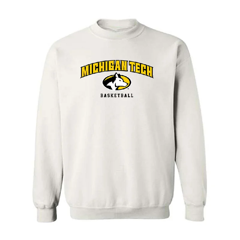 Michigan Tech - NCAA Women's Basketball : Kendall Standfest - Classic Shersey Crewneck Sweatshirt Hoodie with Bell Sleeves Flared Feminine