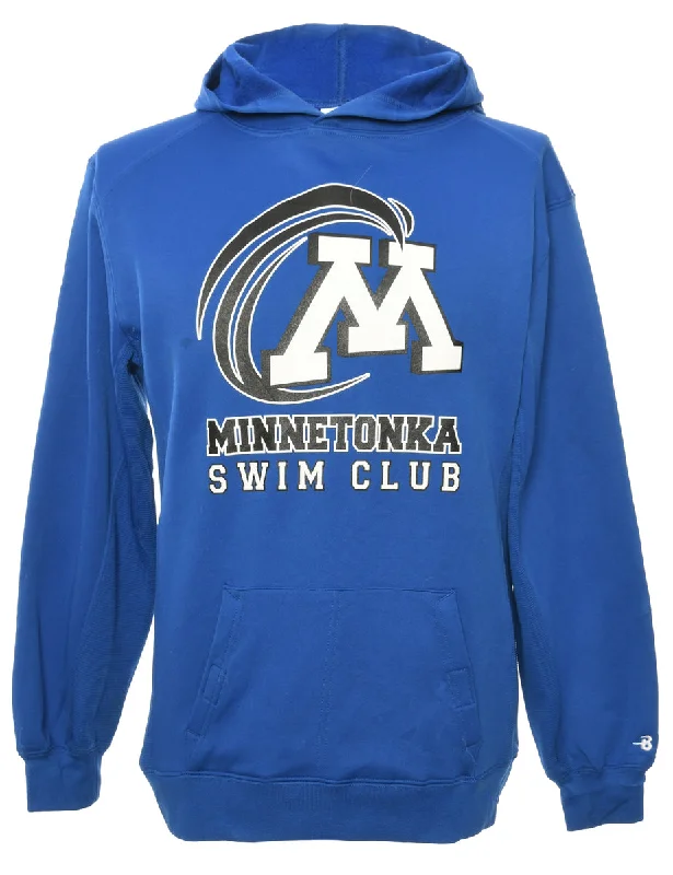 Minnesota Swimclub Printed Hoodie - L Hoodie with Hem Elastic Stretchable Comfortable