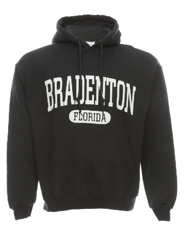 Bradenton Printed Sweatshirt - M Hoodie with Camouflage Military Edgy