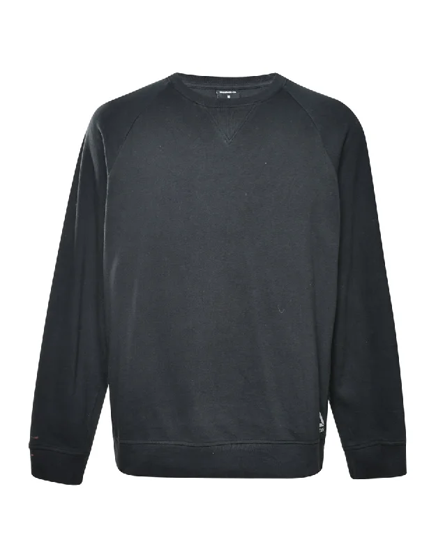 Reebok Plain Sweatshirt - S Hoodie with Elastic Waist Stretchable Comfortable