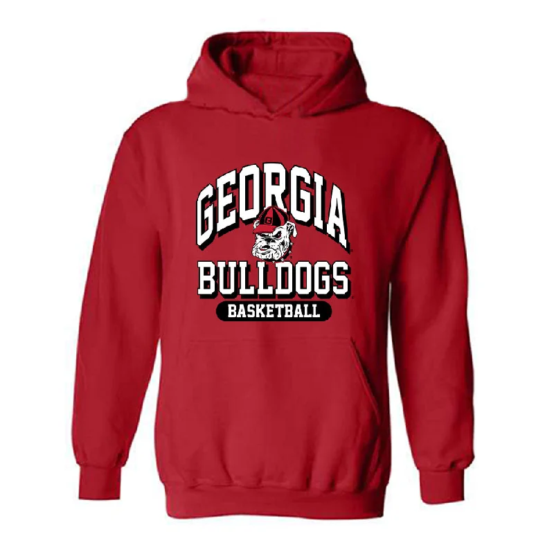 Georgia - NCAA Women's Basketball : De'Mauri Flournoy - Classic Shersey Hooded Sweatshirt Zip Hoodie Drawstring Kangaroo Pocket