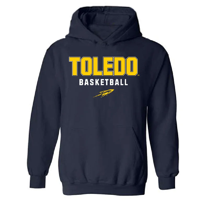 Toledo - NCAA Women's Basketball : Jessica Cook - Classic Shersey Hooded Sweatshirt Hoodie with Mesh Breathable Sporty