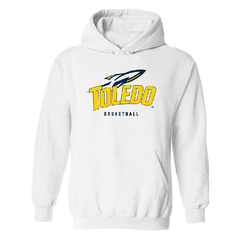 Toledo - NCAA Women's Basketball : Jessica Cook - Classic Shersey Hooded Sweatshirt Hoodie with Applique Textured Unique