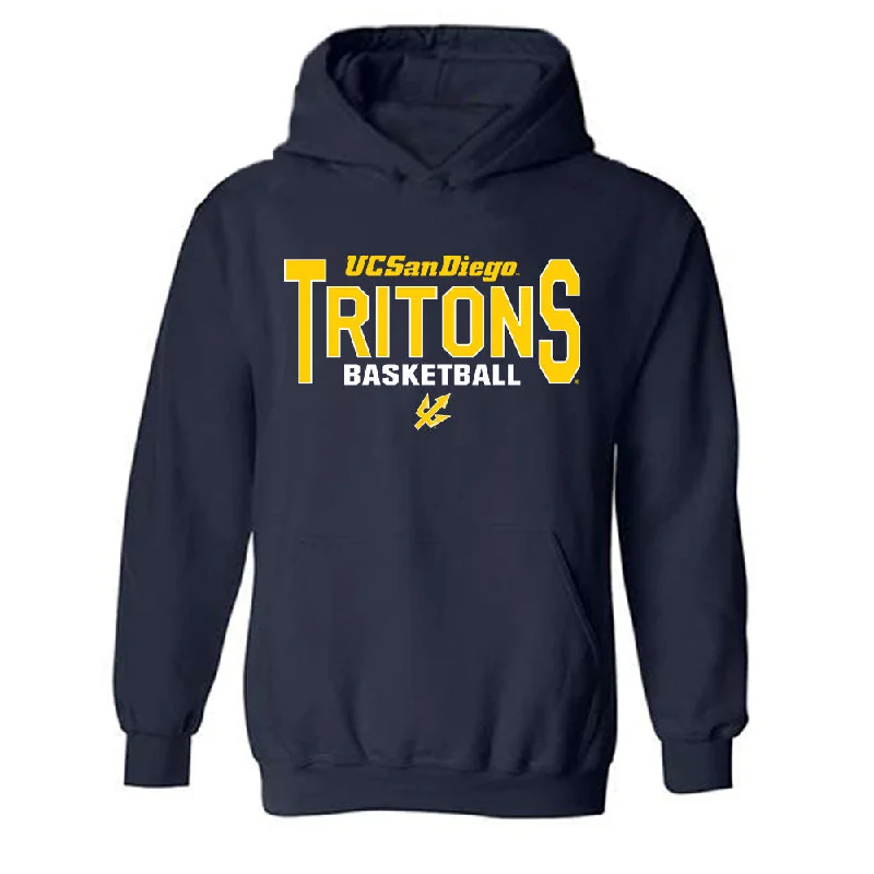 UCSD - NCAA Women's Basketball : Kayanna Spriggs - Classic Shersey Hooded Sweatshirt Hoodie with Rolled Sleeves Casual Relaxed