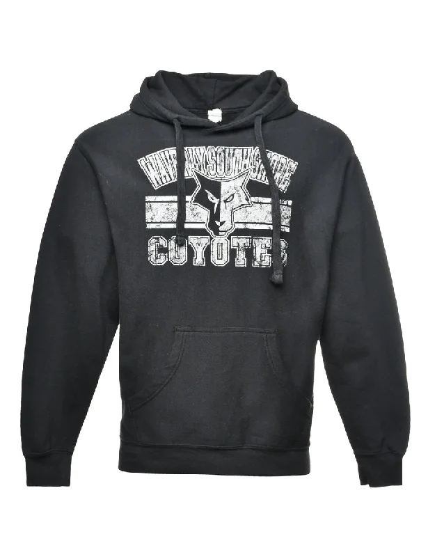 Coyotes Printed Hoodie - M Hoodie Sweatshirt Pullover