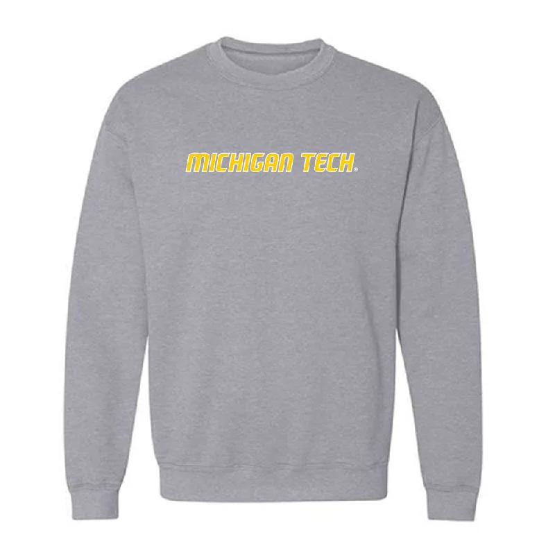 Michigan Tech - NCAA Women's Basketball : Kendall Standfest - Generic Shersey Crewneck Sweatshirt Hoodie with Raw Hem Edgy Unfinished