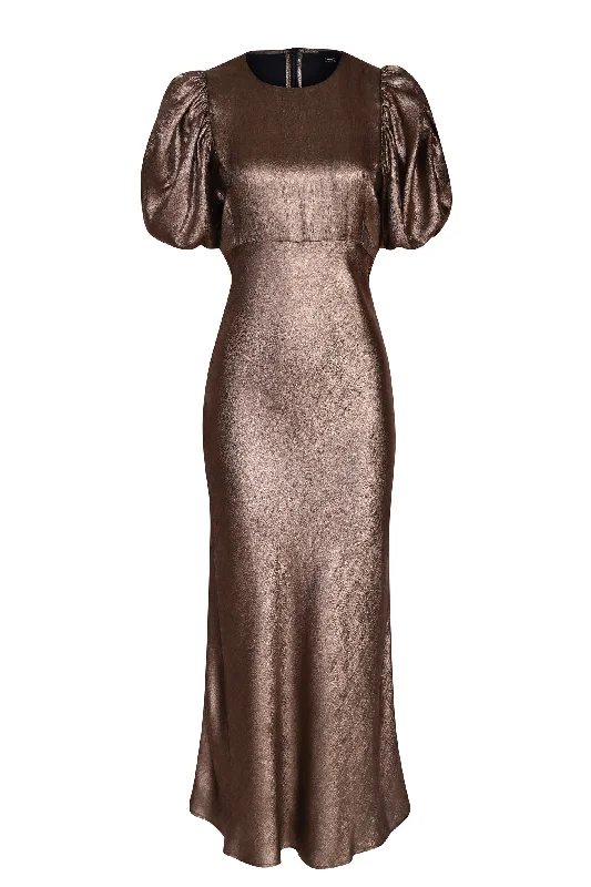 Husk Adina dress - Bronze Elegant Long Evening