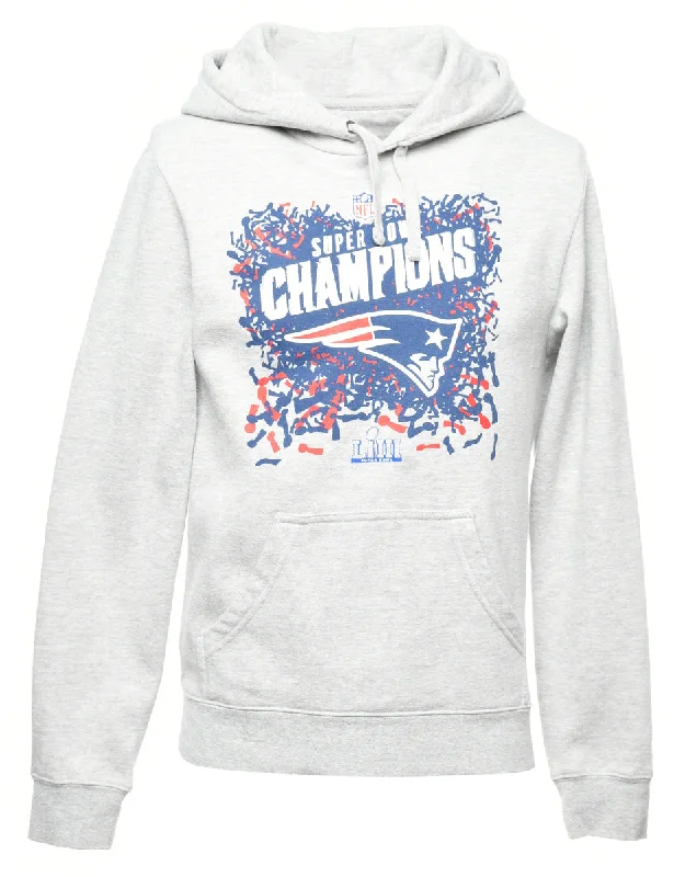 NFL Hooded Sports Sweatshirt - S Hooded Sweatshirt Casual Wear Street Style