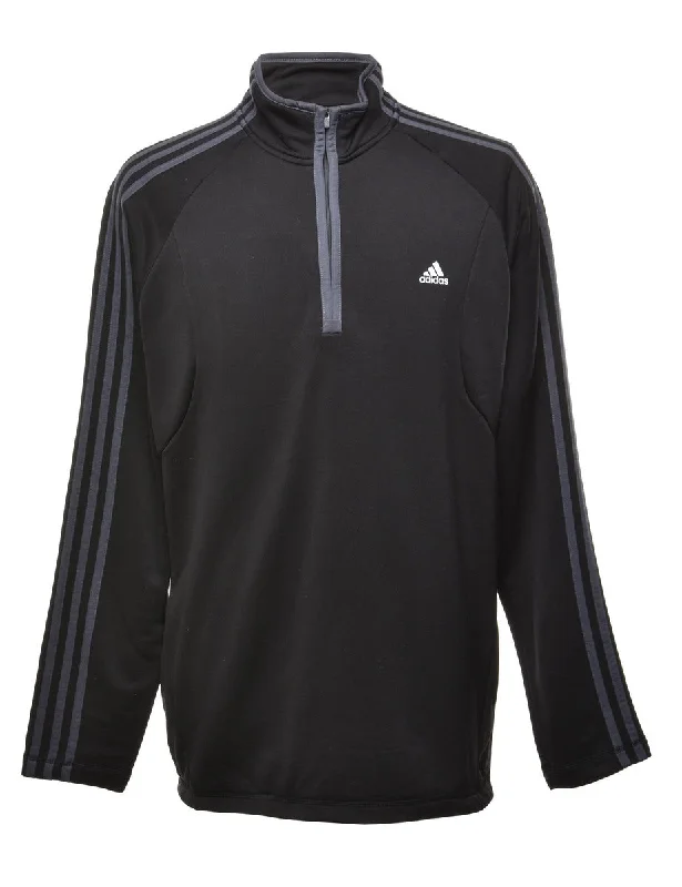 Adidas Plain Sweatshirt - XL Hoodie with Embroidery Detailed Premium