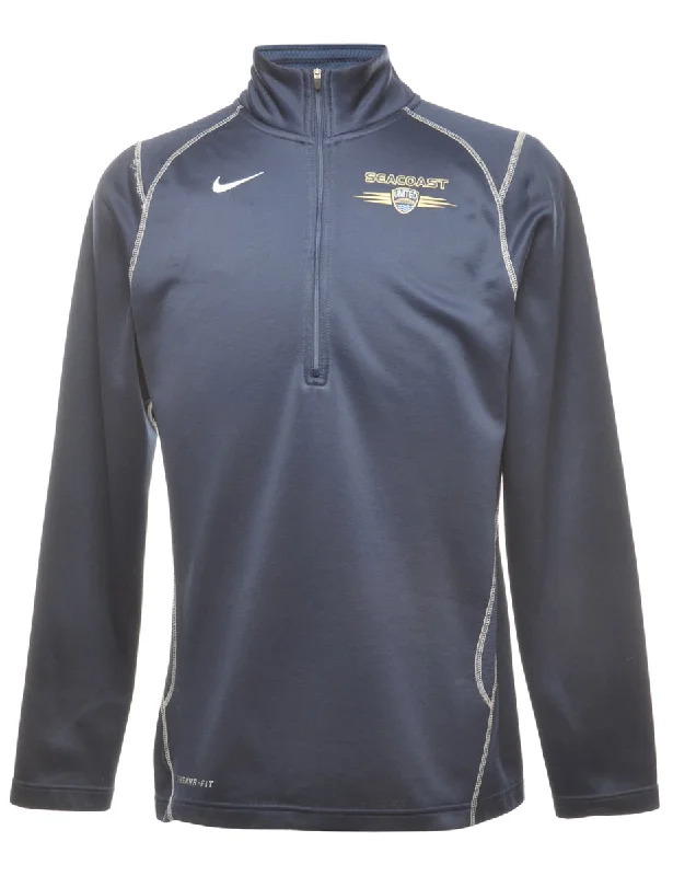 Nike Seacosast United Printed Sweatshirt - S Hoodie with Thumb Holes Functional Cozy