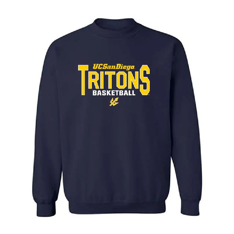 UCSD - NCAA Women's Basketball : Kayanna Spriggs - Classic Shersey Crewneck Sweatshirt Hoodie with V-Neck Classic Versatile