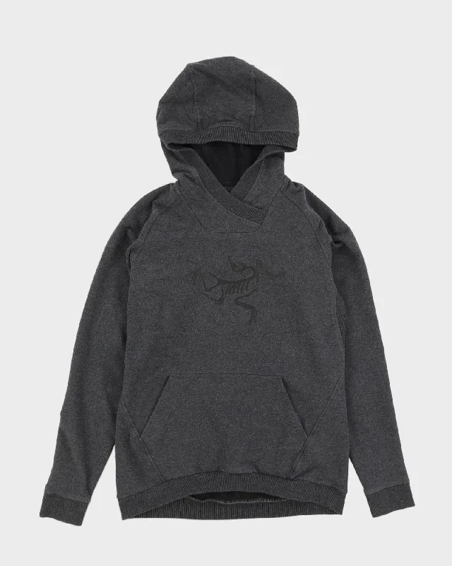 Arc'teryx Grey Sweatshirt - S Hoodie with Hem Drawcord Adjustable Customizable