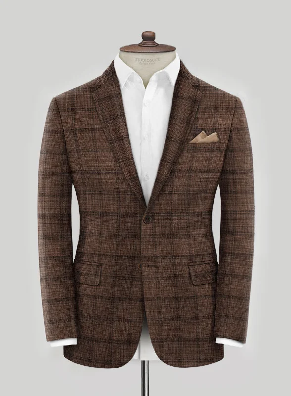 Loro Piana Edua Wool Silk Linen Jacket Front Pockets Side Pockets Patch Pockets